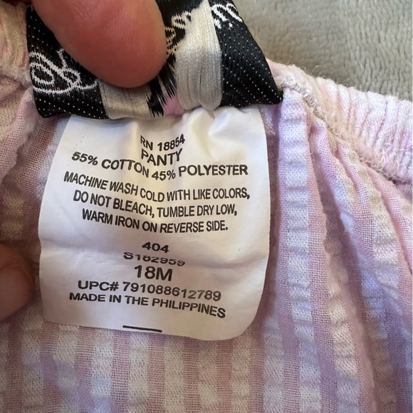 ๐3/$20๐ 18M Green & Pink Watermelon Dress w/ Bloomer by Rare Editions - Picture 5 of 5